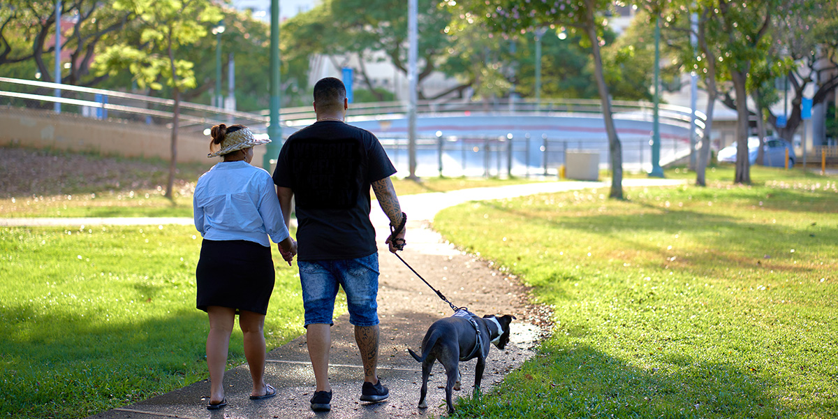 Walking the dog
