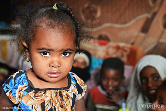 Zahara escaped violent clashes in Hudaydah three years ago along with her husband and her kids. Today, she lives in an IDP site in Sana’a with her 11 children.