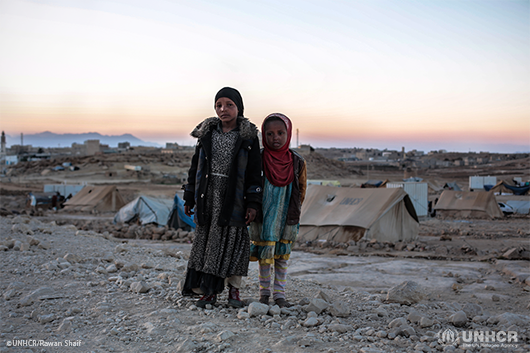 A humanitarian catastrophe is happening in Yemen with millions fleeing their homes to escape devastating conflict and extreme weather. They urgently need food, shelter, protection and safety.
