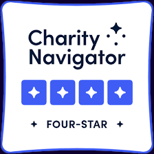 Vera's Four-Star Charity Navigator badge